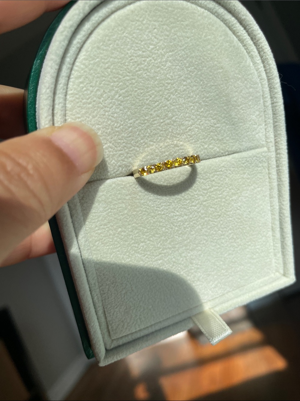 Paloma Diamonds 14K Yellow Gold/Natural Yellow Diamonds Ring; Size 6